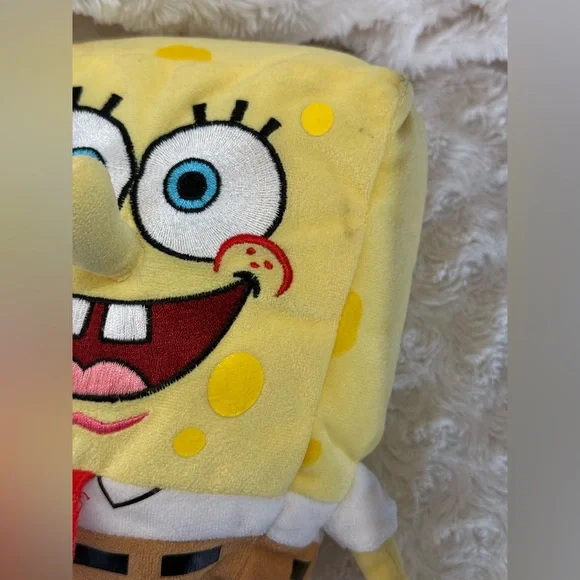 TY Beanie Buddies SpongeBob SquarePants 12" Tall Stuffed Plush - Picture 4 of 5